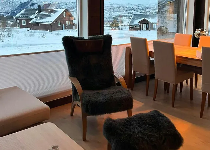 Modern Cabin In Maurset In Hardangervidda Garden