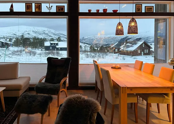 Modern Cabin In Maurset In Hardangervidda Garden